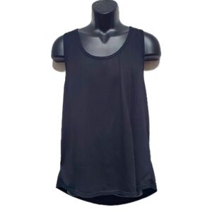 Men's Y Back Muscle Tank In Black Size Large